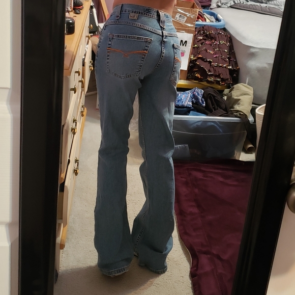 Vintage Cruel Girl Low Rise Flare Light Wash Jeans - Picture 3 of 15